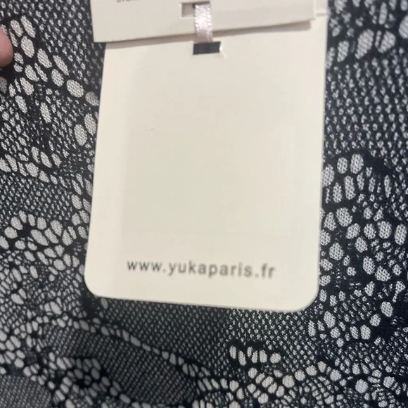 NWT Yuka Paris Luxury Sleeveless sweater dress w/ chain mail T2 - Medium - Picture 7 of 10